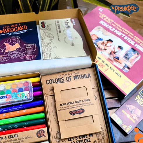 Madhubani Magic DIY Art Kit: Rakhi Edition