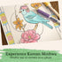 Korean Echoes Art & Mindfulness Kit: A Creative Journey Through Minhwa, Dancheong & Maedeup