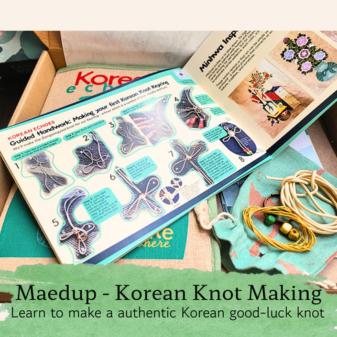 Korean Echoes Art & Mindfulness Kit: A Creative Journey Through Minhwa, Dancheong & Maedeup