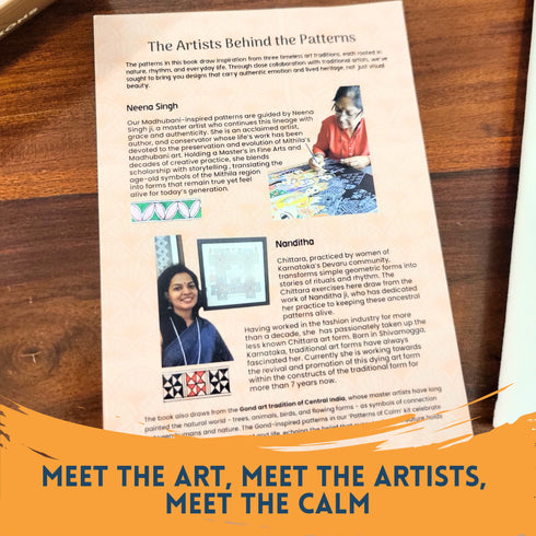 Patterns of Calm Art Kit: Slow Down With Folk-Inspired Mindful Patterning