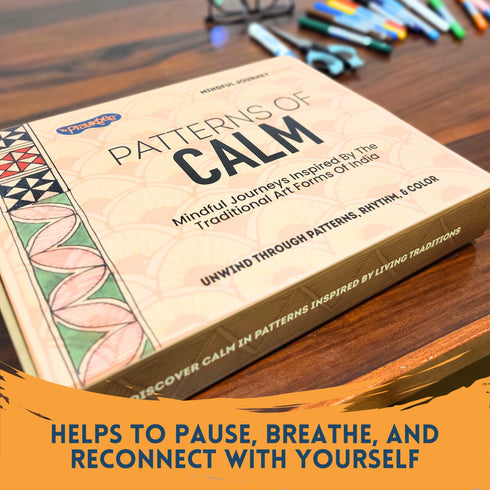 Patterns of Calm Art Kit: Slow Down With Folk-Inspired Mindful Patterning