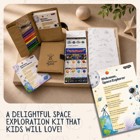 Time Well Spent Creative Discovery Kit: Explore the Solar System Through Colour, Curiosity and Play