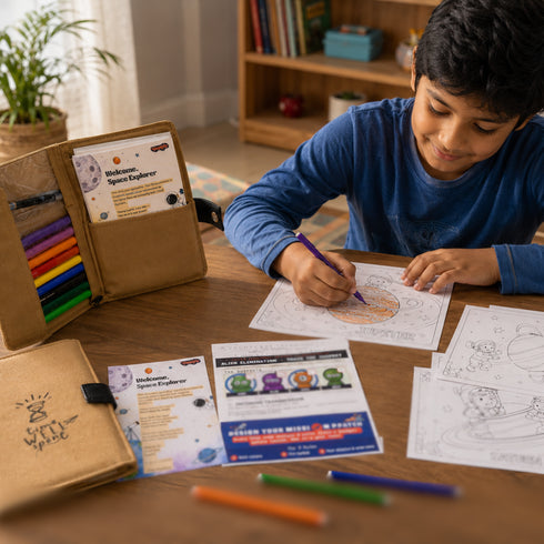 Time Well Spent Creative Discovery Kit: Explore the Solar System Through Colour, Curiosity and Play
